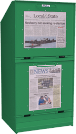 Newspaper rack