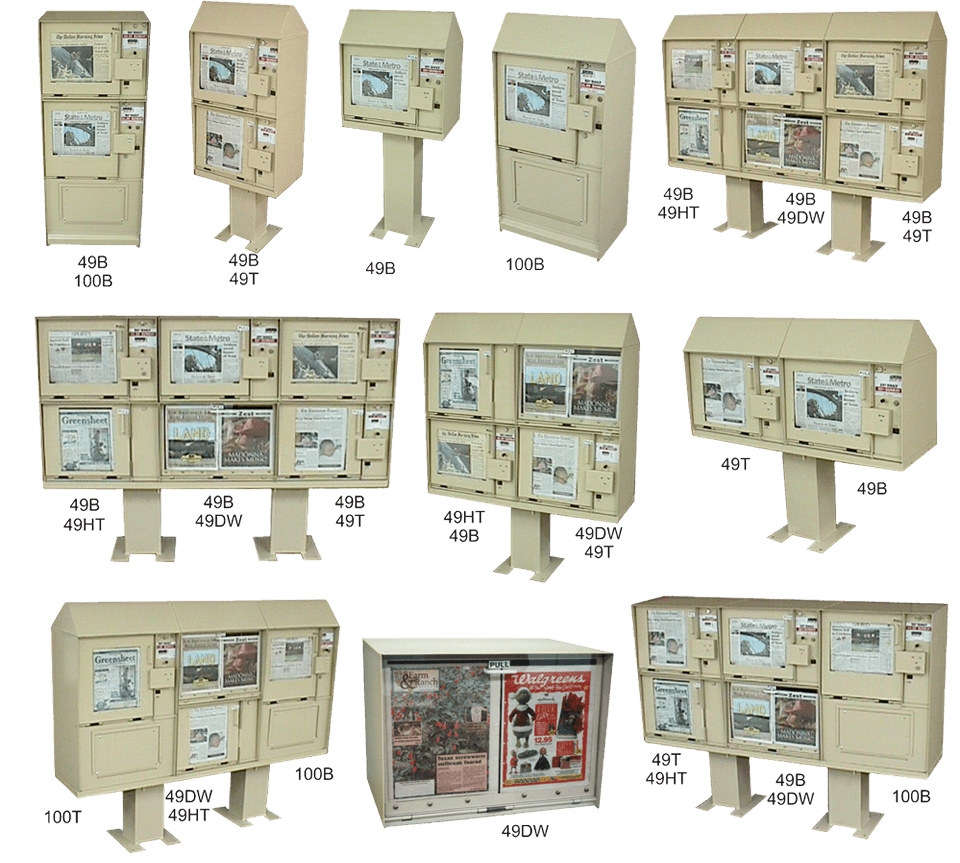 Newspaper rack