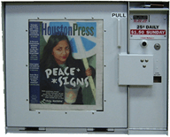 Newspaper rack