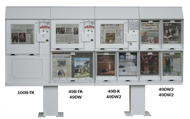 Newspaper rack